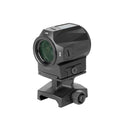 HOLOSUN SCRS 2 MOA Dot Ultra Compact Solar Charging Rifle Sight - Shake Awake Solar Failsafe Durable Waterproof Aluminum Sight for Long Guns with Auto Adjusting & Manual Brightness Control