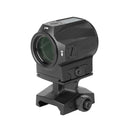 HOLOSUN SCRS Multi-Reticle 2 MOA Dot & 65 MOA Circle Ultra Compact Solar Charging Rifle Sight - Shake Awake Solar Failsafe Aluminum Sight for Long Guns with Auto Adjusting & Manual Brightness Control