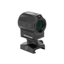 HOLOSUN SCRS 2 MOA Dot Ultra Compact Solar Charging Rifle Sight - Shake Awake Solar Failsafe Durable Waterproof Aluminum Sight for Long Guns with Auto Adjusting & Manual Brightness Control