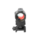 HOLOSUN SCRS 2 MOA Dot Ultra Compact Solar Charging Rifle Sight - Shake Awake Solar Failsafe Durable Waterproof Aluminum Sight for Long Guns with Auto Adjusting & Manual Brightness Control