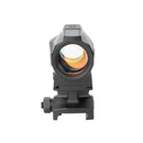 HOLOSUN SCRS 2 MOA Dot Ultra Compact Solar Charging Rifle Sight - Shake Awake Solar Failsafe Durable Waterproof Aluminum Sight for Long Guns with Auto Adjusting & Manual Brightness Control