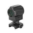 HOLOSUN SCRS Multi-Reticle 2 MOA Dot & 65 MOA Circle Ultra Compact Solar Charging Rifle Sight - Shake Awake Solar Failsafe Aluminum Sight for Long Guns with Auto Adjusting & Manual Brightness Control