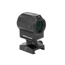 HOLOSUN SCRS 2 MOA Dot Ultra Compact Solar Charging Rifle Sight - Shake Awake Solar Failsafe Durable Waterproof Aluminum Sight for Long Guns with Auto Adjusting & Manual Brightness Control