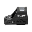 HOLOSUN HE407C-GR X2 / HS407C X2 2 MOA Dot Open Reflex Sight - Durable Shake-Awake Solar Failsafe Parallax-Free Aluminum Pistol Sight for Full-Sized Handguns - Green/Red Dot Options