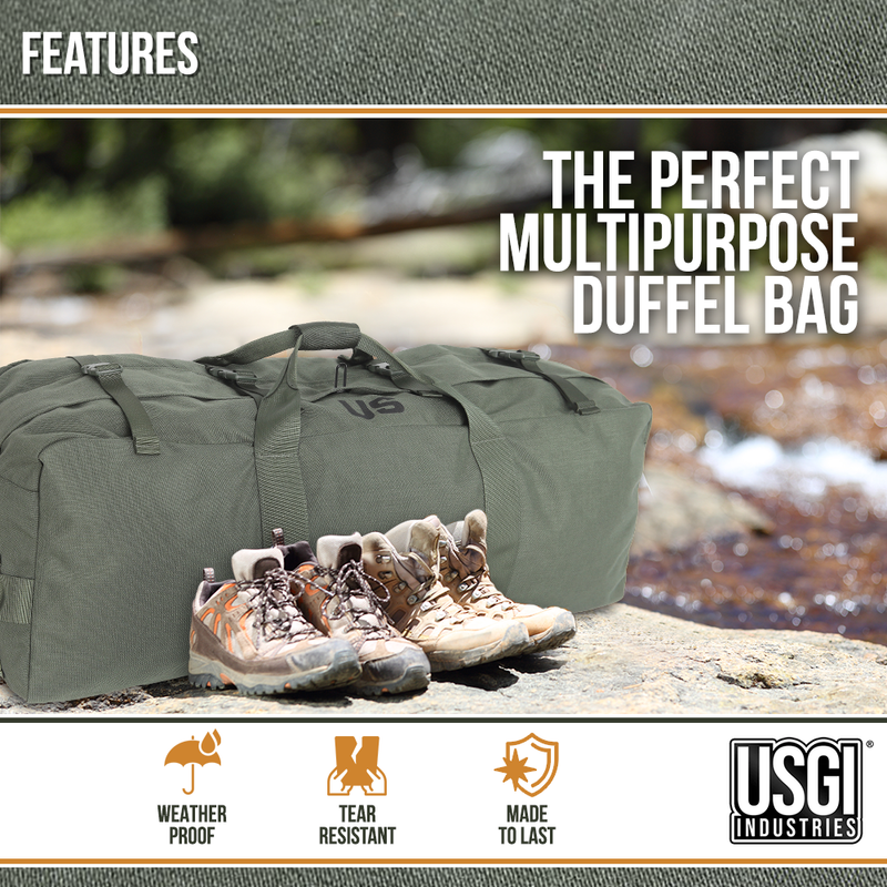 Tactical Military Deployment Sport Luggage Duffel Bag Outdoor Gear USGI Industries