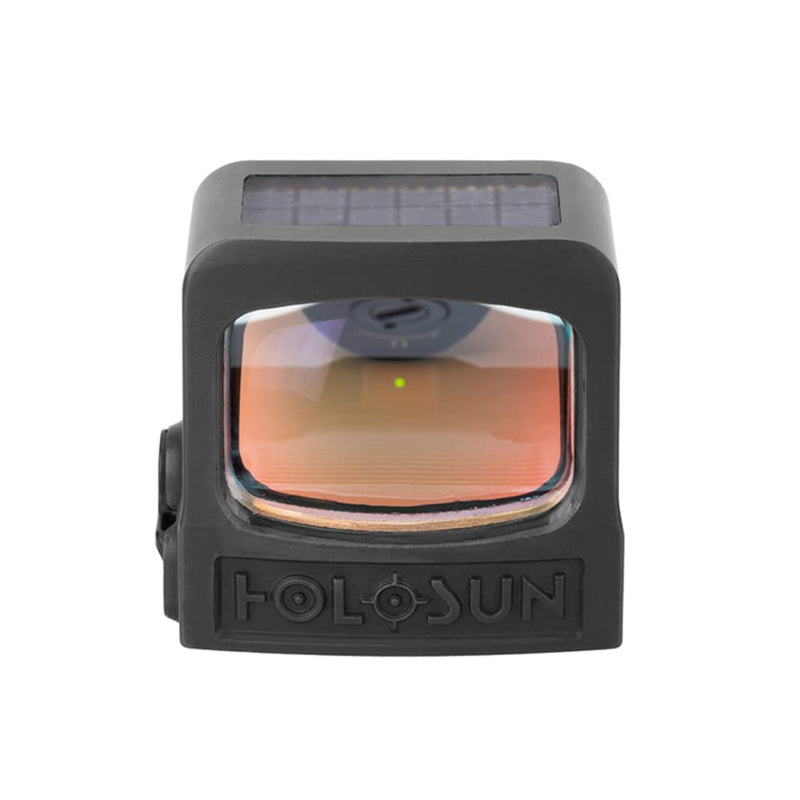 HOLOSUN HE508T X2 Multi-Reticle 2 MOA Dot & 32 MOA Circle Open Reflex Pistol Sight - Solar Failsafe Shake-Awake Durable Titanium Handgun Sight with Multilayer Reflective Glass - Green/Red Dot Options