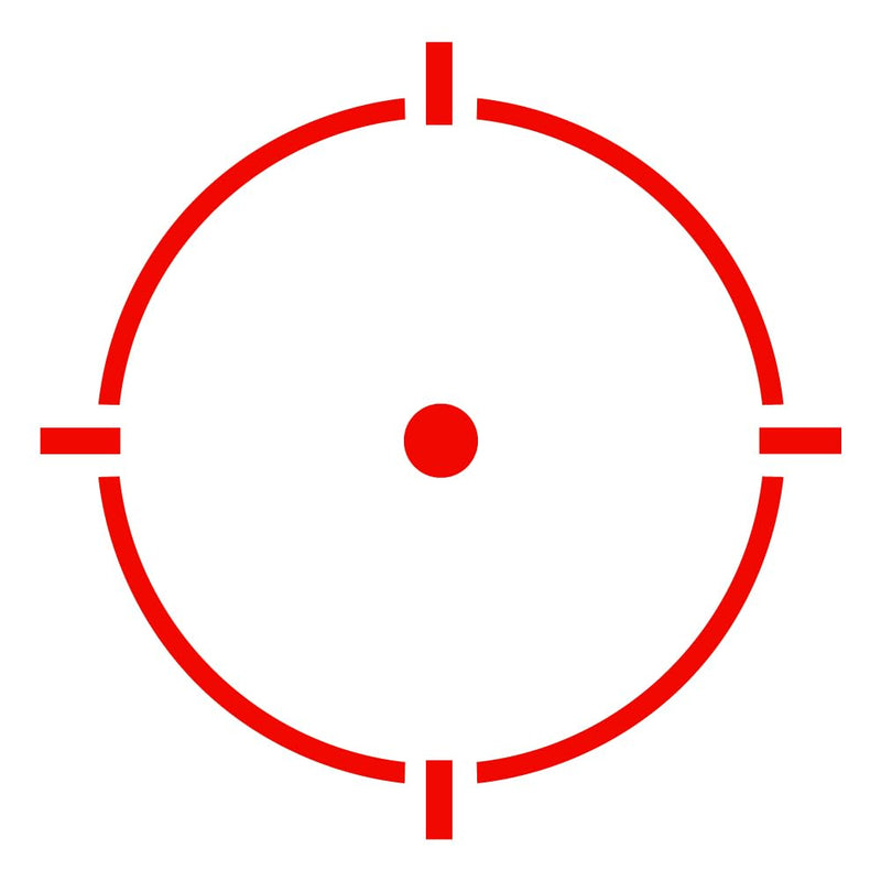 HOLOSUN HS515GM / HE515GM-GR 2 MOA Dot & 65 MOA Circle Micro Sight for Rifle - Waterproof Dustproof Shake-Awake Parallax-Free Sight with Multiple Reticle System & 12 Brightness Settings - Red/Green Options