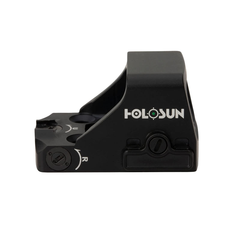 HOLOSUN HE507K-GR X2 / HS507K X2 Multi-Reticle 2 MOA Dot & 32 MOA Circle Open Reflex Pistol Sight - Durable Shake-Awake Parallax-Free Aluminum Sight for Subcompact Handguns - Green & Red Dot Options