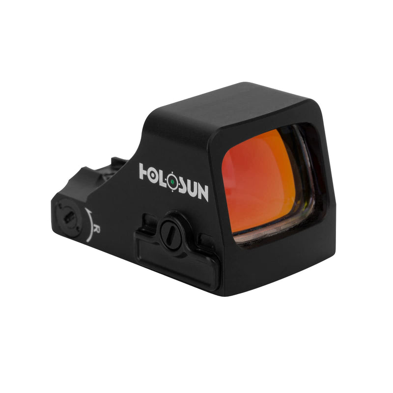 HOLOSUN HE507K-GR X2 / HS507K X2 Multi-Reticle 2 MOA Dot & 32 MOA Circle Open Reflex Pistol Sight - Durable Shake-Awake Parallax-Free Aluminum Sight for Subcompact Handguns - Green & Red Dot Options