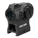 HOLOSUN HS403R / HE403R-GD 2 MOA Dot Micro Sight for Rifle - Durable Aluminum Parallax Free Rotary Switch Super Led Sight with Multilayer Reflective Glass & 12 Brightness Settings - Red/Gold Options