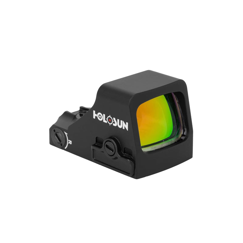 HOLOSUN HE507K-GR X2 / HS507K X2 Multi-Reticle 2 MOA Dot & 32 MOA Circle Open Reflex Pistol Sight - Durable Shake-Awake Parallax-Free Aluminum Sight for Subcompact Handguns - Green & Red Dot Options