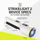 TASER StrikeLight 2 Rechargeable Self-Defense Flashlight | Perfect for Running, Jogging, Pet Walking | Portable, Lightweight, Survival, Outdoors