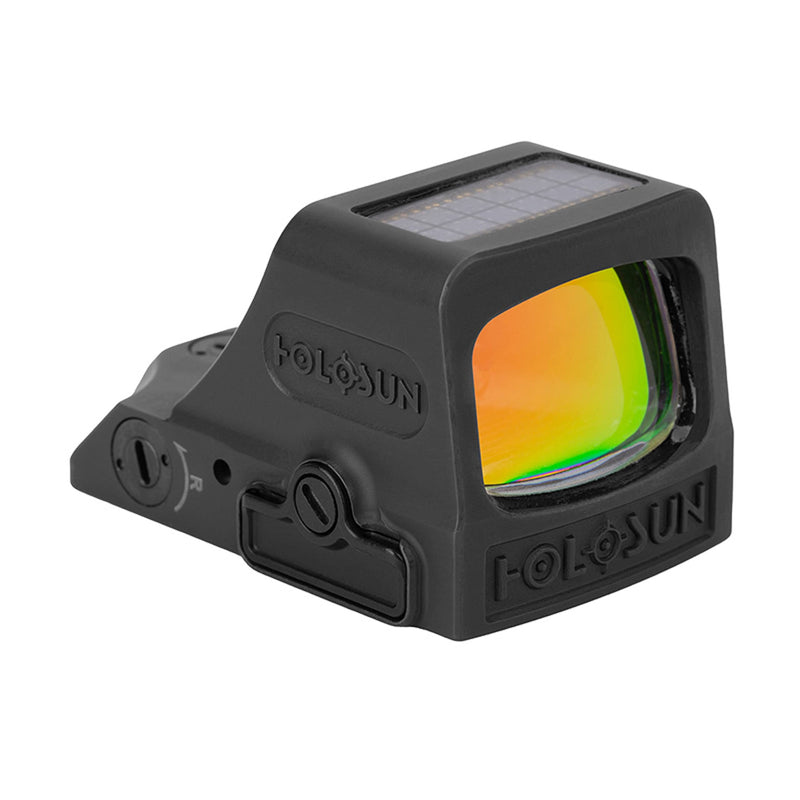 HOLOSUN HE508T X2 Multi-Reticle 2 MOA Dot & 32 MOA Circle Open Reflex Pistol Sight - Solar Failsafe Shake-Awake Durable Titanium Handgun Sight with Multilayer Reflective Glass - Green/Red Dot Options