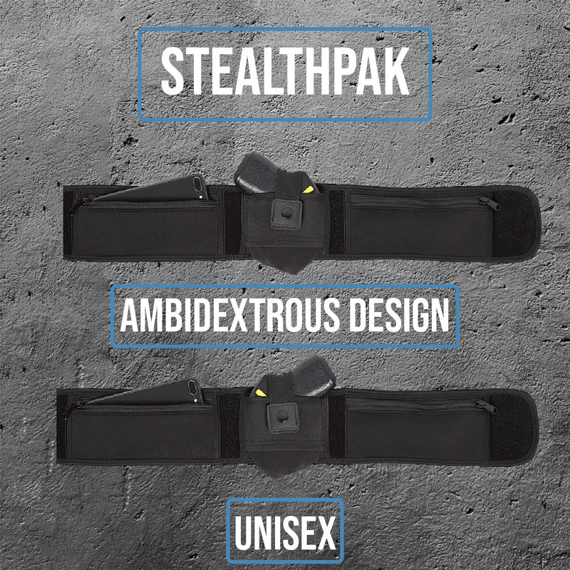 StealthPack Carry Waist Band Holster for TASER Pulse and Pulse+. Versatile Carry Solution, Every-Day-Carry, Running, Walking, and Physical Activity.