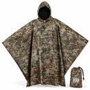 USGI Industries Military Spec Rain Poncho - Emergency Tent, Shelter, Multi Use Rip Stop Camo Survival Rain Poncho