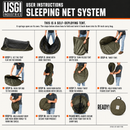 USGI Industries Bivy Tent | Lightweight Single Person Sleeping Net System for Outdoors, Camping, Survival, Hiking, Backpack | Mesh Protection