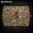 USGI Industries Military Spec Rain Poncho - Emergency Tent, Shelter, Multi Use Rip Stop Camo Survival Rain Poncho