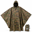 USGI Industries Military Spec Rain Poncho - Emergency Tent, Shelter, Multi Use Rip Stop Camo Survival Rain Poncho