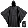 USGI Industries Military Spec Rain Poncho - Emergency Tent, Shelter, Multi Use Rip Stop Camo Survival Rain Poncho