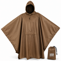 USGI Industries Military Spec Rain Poncho - Emergency Tent, Shelter, Multi Use Rip Stop Camo Survival Rain Poncho