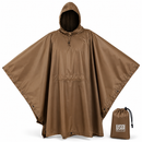 USGI Industries Military Spec Rain Poncho - Emergency Tent, Shelter, Multi Use Rip Stop Camo Survival Rain Poncho