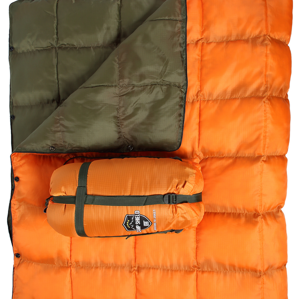Doublure De Sac De Couchage Storm Shield En Polycoton Bleue 200x75cm Avec Sac De Rangement