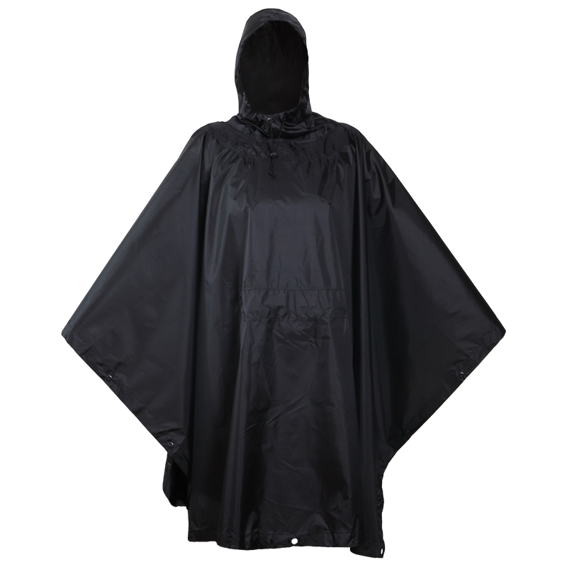 USGI Industries Military Spec Rain Poncho - Emergency Tent, Shelter, Multi  Use Rip Stop Camo Survival Rain Poncho