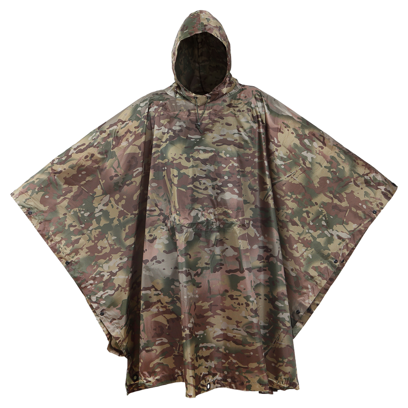 USGI Industries Military Spec Rain Poncho - Emergency Tent USGI Industries Military Spec Rain Poncho - Emergency Tent