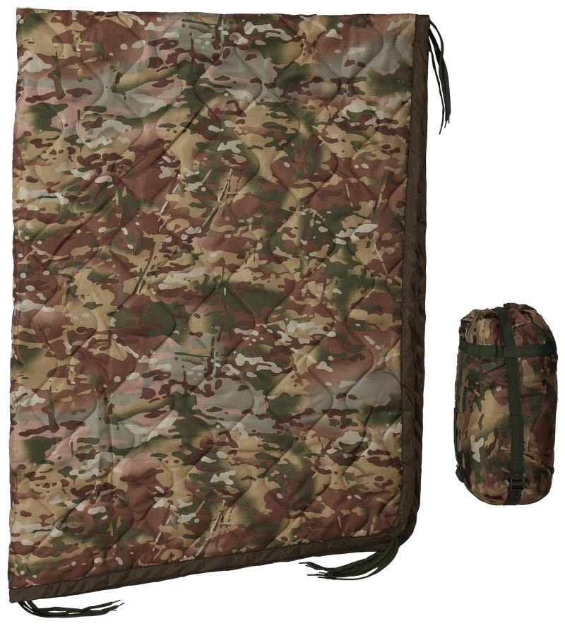 USGI Industries Military Style Poncho Multi Use Rip Stop Camouflage Rain Poncho