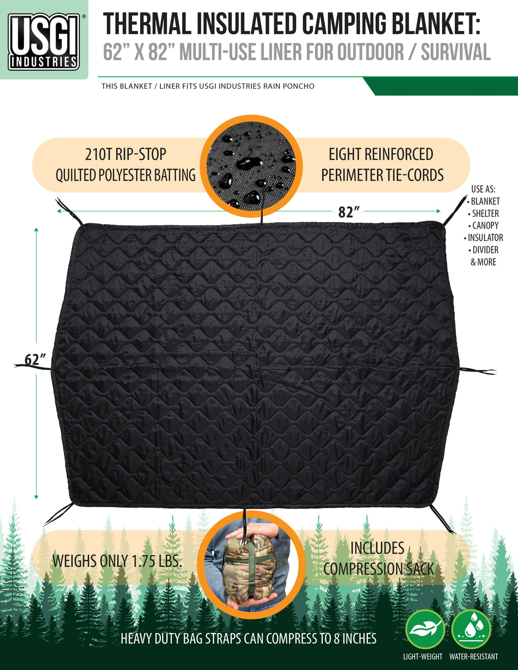 Backcountry Insulated Blanket – InTandem Promotions